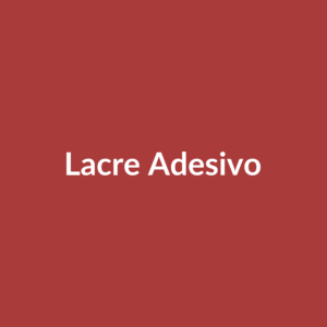 Lacre Adesivo Personalizado